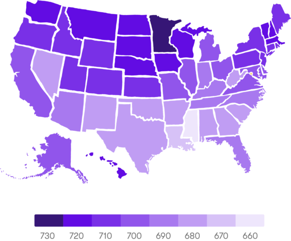 credit score map